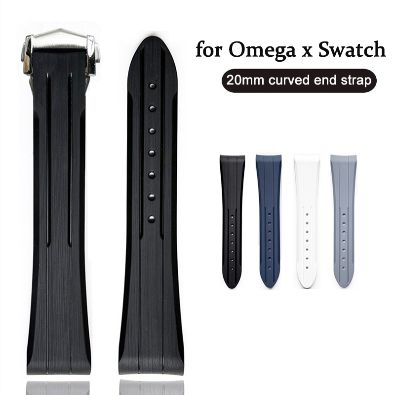 Omega Watch Seamaster - 20 mm Kautschukarmband für Omega X