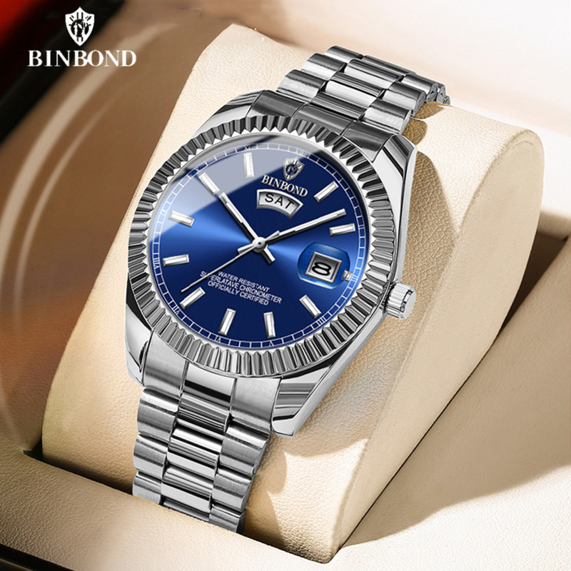 BINBOND B7012 Herren-Mode-Busi – Rolex Watch Datejust Bewertung und Preis