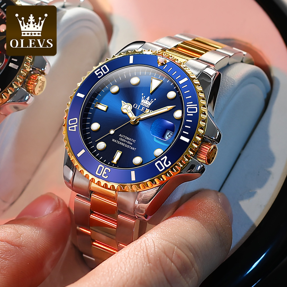 Olevs Männer Automatik uhr Lux – Rolex Watch Datejust Bewertung und Preis