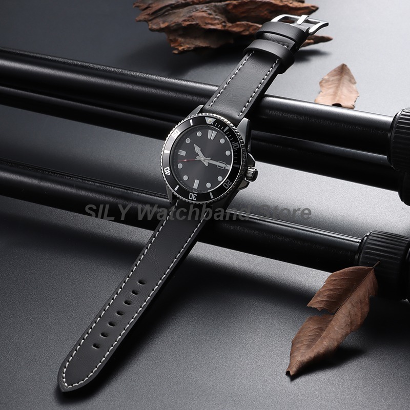 Echtes Leder-Uhrenarmband, 18  – Suede Strap Watch Bewertung und Preis